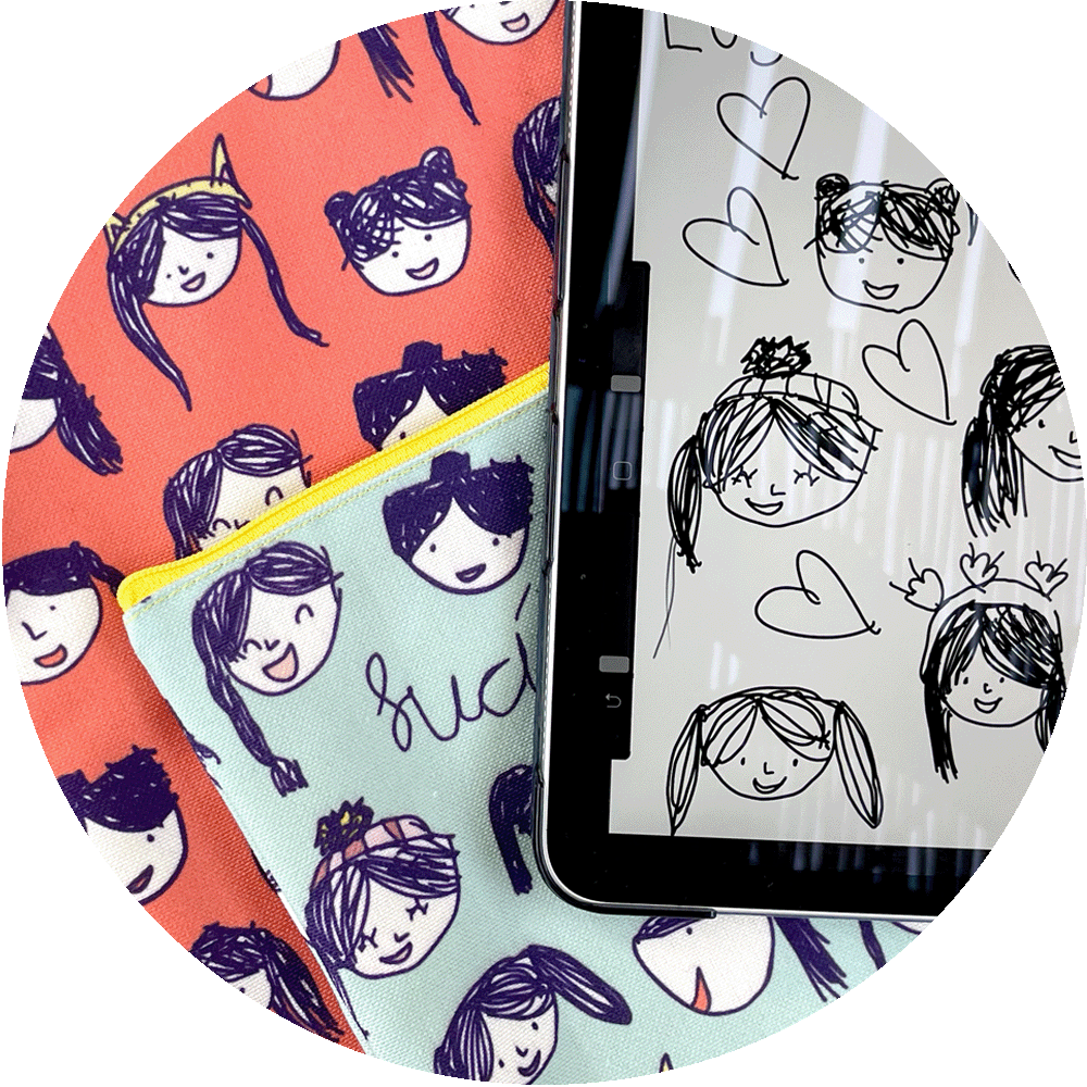 Accesorios sostenibles personalizables de Lori Barcelona con estampados únicos y creativos, ideales para regalar y crear recuerdos especiales.