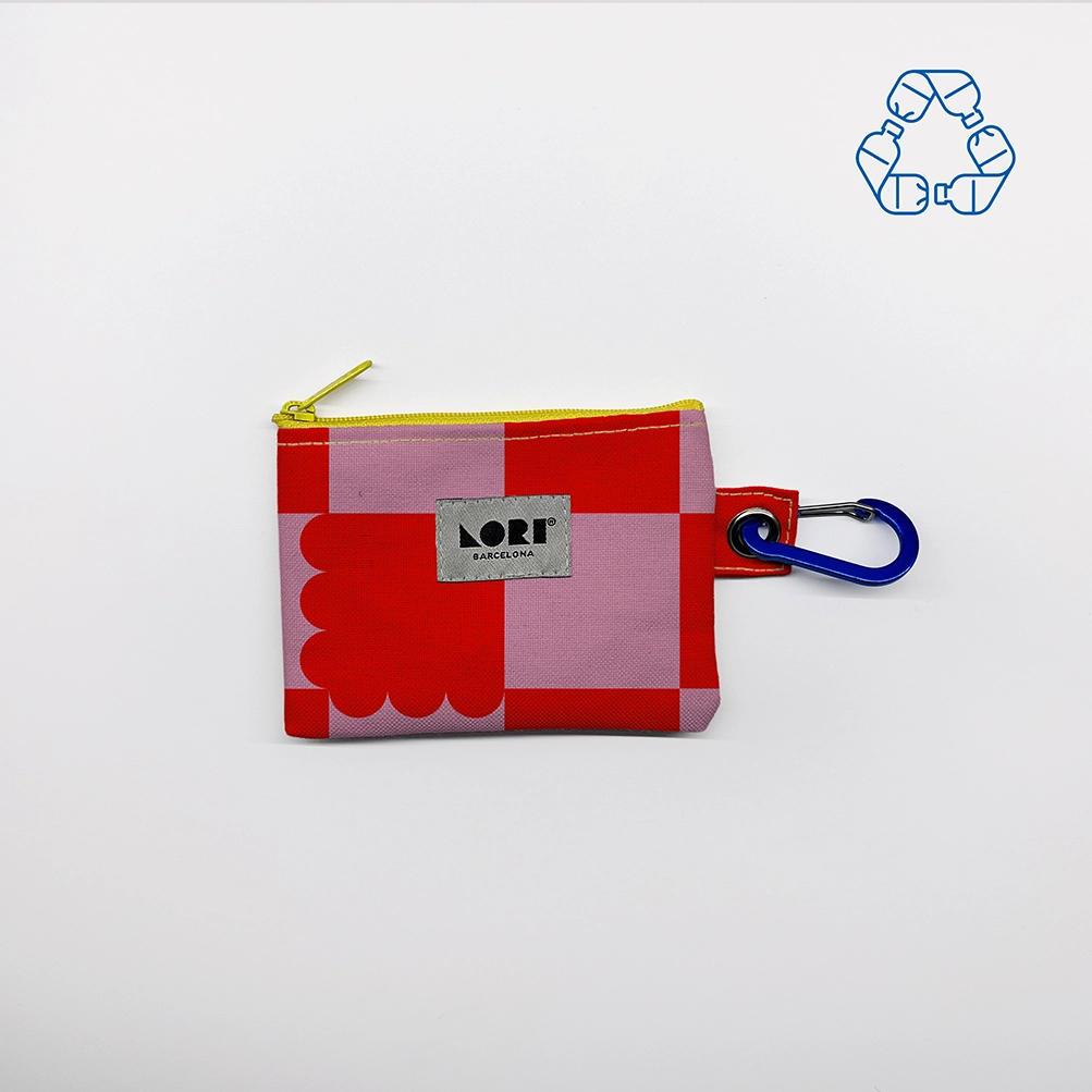 Monedero TRAMMA Rojo y Rosa